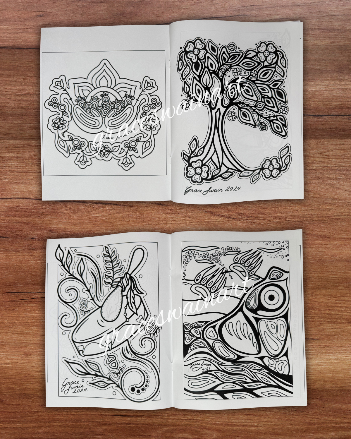 Indigenous Art Colouring Book 8.5” x 11”