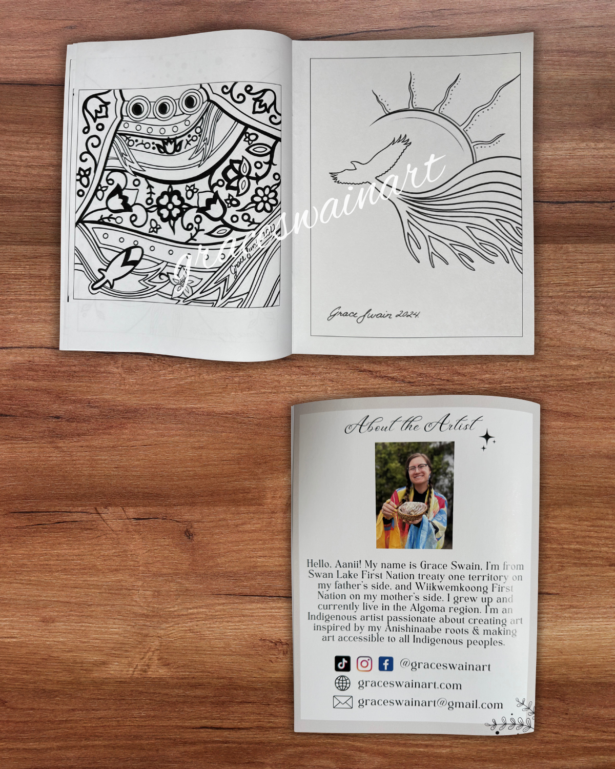 Indigenous Art Colouring Book 8.5” x 11”