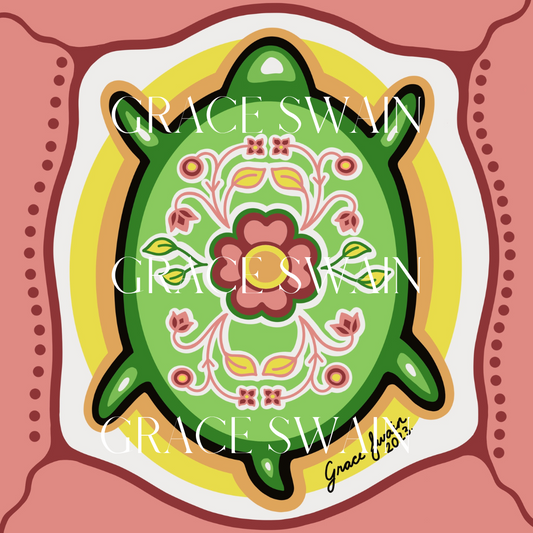 Turtle Island 12"x12" Print