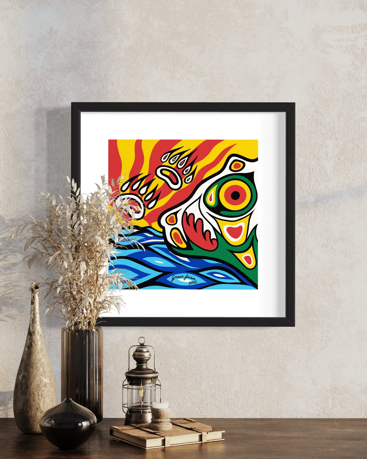 Sunbear 12"x12" Print