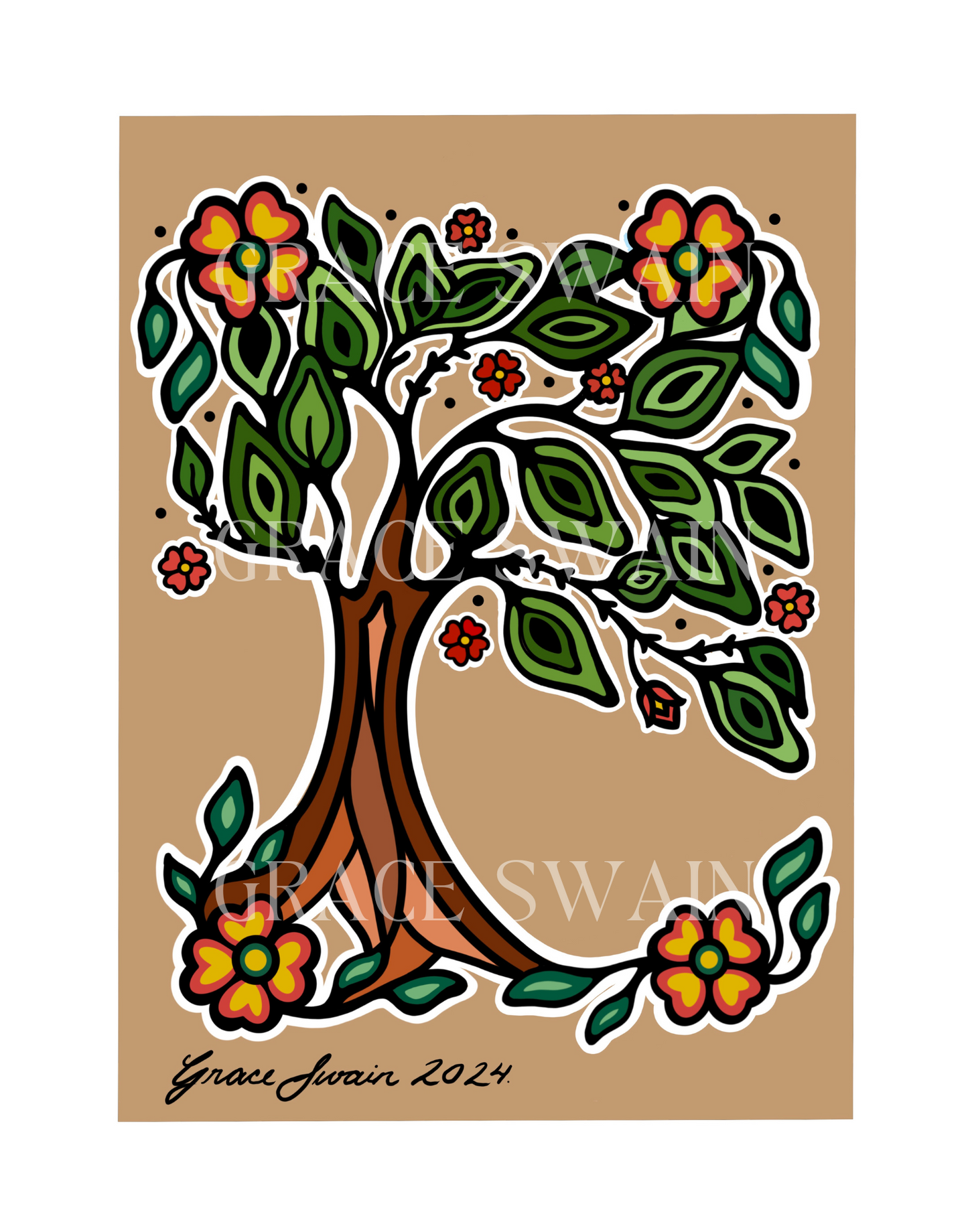 The Tree of Life 11x14" Print