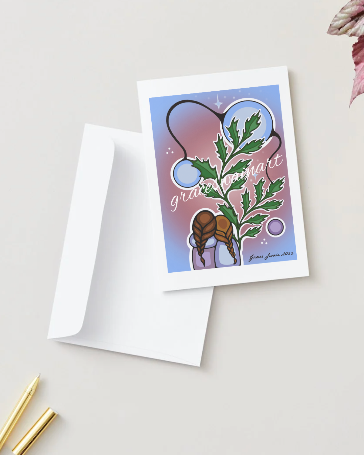 Variety Pack of 7 Greeting Cards 5" x 7"
